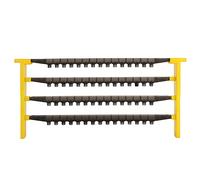 Cadre d'élevage de Reine Kit de Cellule Reine du Faisceau latéral Non Toxique léger pour l'apiculture Plastique 60pcs Reine Cellule 42,5 cm