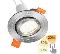 Cadre d'encastrement ERID pour salle de bain et plafond IP44, pivotant