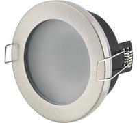 Cadre d'encastrement métallique GX53 IP44 - fer brossé