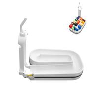 Cadre d'entraînement pour billard, Outil d'entraînement imprimé en 3D, Adapté aux joueurs amateurs et professionnels, Améliorez efficacement la précision de vos coups et vos compétences.(White)