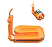 Cadre d'entraînement pour billard, Outil d'entraînement imprimé en 3D, Adapté aux joueurs amateurs et professionnels, Améliorez efficacement la précision de vos coups et vos compétences.(Orange)