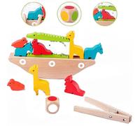 Cadre D'équilibre Animal De Dessin Animé Pour Bébé, Jouet D'apprentissage Précoce, Aide Pédagogique Montessori, Jouets Colorés, Blocs De Bois Pour Le Développement Précoce