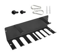 Cadre d'équipement de fitness mural en acier enduit pour bandes de résistance, rouleaux d'entraînement, organiseurs d'équipement de gym à fixation murale