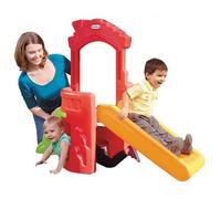 Cadre d'escalade avec toboggan Little House