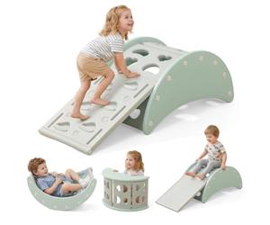 Cadre d'escalade d'intérieur avec toboggan pour tout-petits enfants, 5 en 1 | Table d'escalade multifonctionnelle, cadre d'escalade pour bébé, aire de jeux d'intérieur