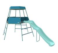 Talk-Point Cadre d'escalade TP Growable Adventurer Toboggan, Auvent, Hauteur réglable, Tapis inclus