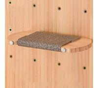 Cadre d'escalade Mural for Chat, étagère for Chat, étagères murales en Panneau perforé, Combinaison DIY Gratuite, Peu encombrante(S12)