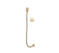 Cadre d'escalade pour chat en bois massif avec échelle en corde, plateforme murale pour chat d'intérieur, grande zone de saut, design durable pour jouer et faire de l'exercice