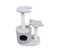 Cadre d'escalade pour Chats Quatre Saisons Disponibles Cadre d'escalade pour Chats Arbre à litière Litière pour Animaux de Compagnie Jouet pour Chats Plate-Forme de Saut en Sisal pour Chats