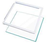 Cadre d'étagère de réfrigérateur 241969501, couvercle de tiroir de réfrigérateur contient du verre 240443384, remplace AP4433007, 1512992, PS2363832, EA2363832, AH2363832