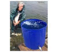 Cadre d'étang à poissons, toile circulaire pour l'aquaculture et l'utilisation hors sol, idéal pour l'irrigation du jardin, construction robuste