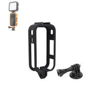 Cadre d'extension compatible avec Insta360 X6, support de griffe pour lampe de remplissage et trépied, adaptateur de prise de vue horizontal/vertical, noir