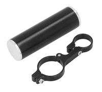 Cadre d'extension fonctionnel multifonction en alliage d'aluminium pour guidon de vélo pour support léger de téléphone (noir)