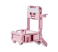 Cadre d'extension magnétique polyvalent pour appareil photo DJI Pocket 3 avec plusieurs interfaces de montage, port griffe et crochet pour accessoires de cinéma (rose)
