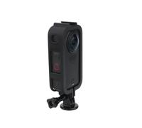 Cadre d'extension pour appareil photo Insta360 X6 avec support griffe à dégagement rapide, étui de protection contre la dissipation de la chaleur avec cadres horizontaux et verticaux étendus, noir