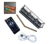 Cadre d'horloge IN12 alimenté par USB avec deux ports de type C, mise au point de stabilité d'entrée 5 V, optimisé pour les applications de synchronisation des tubes Nixie (version haut de gamme)