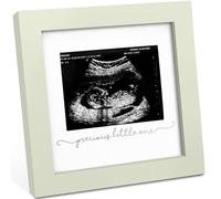 Cadre d'image d'échographie pour bébé - Cadre d'échographie moderne pour maman à venir - Cadres de photo d'échographie d'annonce de grossesse - Révélation de genre pour les parents futurs (Sage)