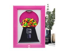 Cadre d'image du distributeur de bonbons - support de collation à montage mural, organisateur de stockage de nourriture à sec, fourniture d'atelier de bureau en classe | Décoration d'événement d'anniv