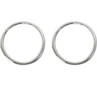 Cadre d'interrupteur pour Smart ForTwo 451 2009-2014 Acier inoxydable Chrome 2 pièces