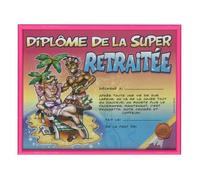Cadre Diplôme de la Super Retraitée