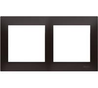 Cadre double anthracite mat IP20/IP44 Simon 54 PremiumContact™ Simon DR2/48