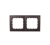 Cadre double Berker B. carré anthracite mat 5310128996