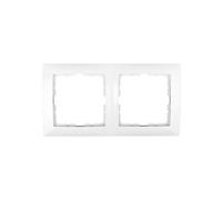Cadre double Berker B. carré blanc neige 5310128989