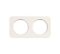 Cadre double Berker R.1 horizontal/vertical IP20 blanc 10122189
