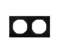 Cadre double Berker R.3 noir 10122245