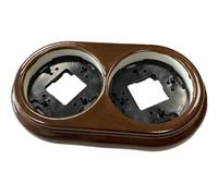 Cadre double couleur marron, idéal pour n'importe quelle surface. Parfait pour mettre en valeur vos photos ou votre art, alliant fonctionnalité et élégance, ce qui en fait le choix idéal pour votre