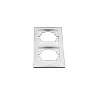 Cadre double encastrable série premium (orientation verticale)