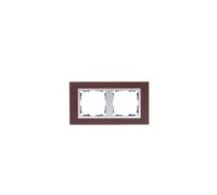 Cadre double horizontal bois wenge Simon 82 82927-65
