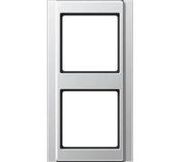 Cadre double Jung A582AL aluminium