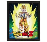 Cadre Dragon Ball Z Son Goku Effet Animé 3D - Power Level