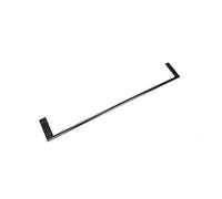 Cadre du panneau changement vitesse Cadre De Console Centrale En Acier Inoxydable Noir Décoration Pour Land Pour Rover Pour Discovery Pour Sport 2015 2016 2017 2018(Console U frame)