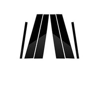 Cadre du panneau changement vitesse Pour BMW Pour Série 1 Pour F20 2012 2013 2014 2015 2016 2017 2018 2019 6 Pièces Garnitures Porte Pilier Fenêtre Voiture Autocollant Noir Couverture