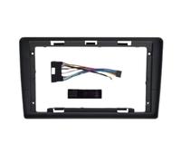 Cadre DVD 2Din 9 Pouces Adaptateur Audio Kit Garniture Tableau Bord Façade D'autoradio pour Hyundai H1 pour Starex I800 pour ILoad pour IMax(Black Frame Cable)
