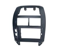 Cadre DVD 9 Pouces Double DIN pour VW pour Polo 2004-2011 Adaptateur Fixation Audio Garniture Tableau Bord Façade D'autoradio WEFOLCC(Black-Frame)