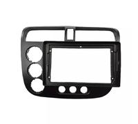 Cadre DVD de voiture 9 pouces 2 Din Android MP5 Fascia, adaptateur de montage Audio, kits de garniture de tableau de bord, plan Compatible avec CIVIC 2000 - 2006 stéréo Cadre de navigation(Frame LHD)