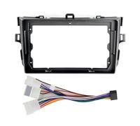 Cadre DVD Voiture 9 Pouces Panneau Garniture Tableau Bord Audio Lecteur Radio Écran Kit Lecteur Multimédia pour Toyota pour Corolla E140/150 2006-2013 GFVFGNLNNA