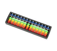 Cadre éducatif de comptage de 13 couleurs pour les étudiants de base, perles coulissantes lisses, léger, portable, outil de formation des mathématiques, outil d'apprentissage du calcul des enfants