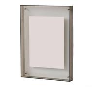 Cadre élégant en acrylique pour afficher des photos, parfait pour les amateurs de décoration moderne (gris)