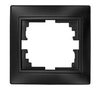 Cadre élégant pour un élément, de couleur graphite, dimensions 83 x 81 x 10 mm. Idéal pour la série Europe, modèle ERP71NGU. Parfait pour donner une touche moderne à vos espaces.