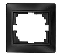 Cadre élégant pour un élément, de couleur graphite, dimensions 83 x 81 x 10 mm. Idéal pour la série Europe, modèle ERP71NGU. Parfait pour donner une touche moderne à vos espaces.