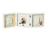 Cadre empreinte bébé 3 volets Blanc