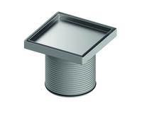 Cadre en acier inoxydable TECEdrainpoint S, 142 × 142 mm, Design Plate, 3660011