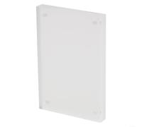 Cadre en acrylique transparent avec aimant pour affichage photo portrait et paysage (7 x 10,5 cm)