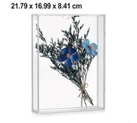 Cadre en acrylique transparent avec panneau arrière facile d'accès pour personnaliser les présentations de souvenirs et articles de décoration, matériau fiable résistant au jaunissement au fil du