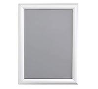 Cadre en aluminium à clipser pour affiche ou menu, format A5, A4, A3, A2, A1, A0, 6 tailles (A4, argent)