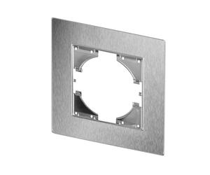 Cadre en aluminium argenté pour un élément, idéal pour encadrer et mettre en valeur vos espaces. Son design élégant et moderne s'adapte à tout style décoratif.